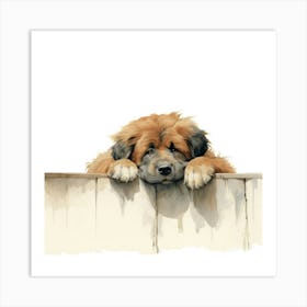 Tibetan Mastiff Dog 1 Art Print