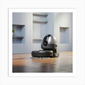 A 3d Render Of A Smart Robot Cleaning Th Wybusi3 Tpoh6kvt5vrdzw Pmbspjjbt1ajcgt1ocrwra Art Print