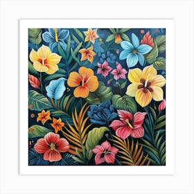 Tropical Vibrance (11) Art Print