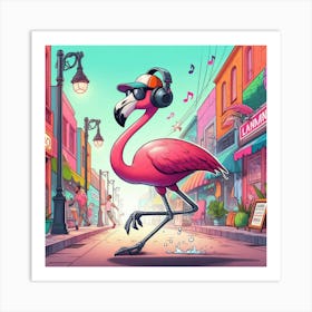 Flamingo Art Print