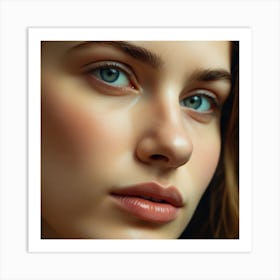 Portrait Of A Young Woman 1 Art Print