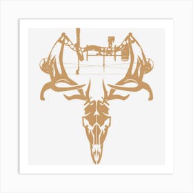 Deer Hunting Bow Gif For Bow Hunters Art Print