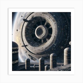 Space Station 24 Art Print