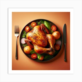 Chicken Food Restaurant9 Art Print