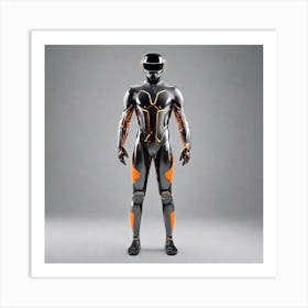 Futuristic Robot 93 Art Print