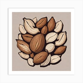 Almonds 6 Art Print