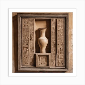 Pharaonic Vase8 Art Print