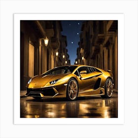 Albedobase Xl In The Moonlit Night A Man Commands Attention As 0 (1) Art Print