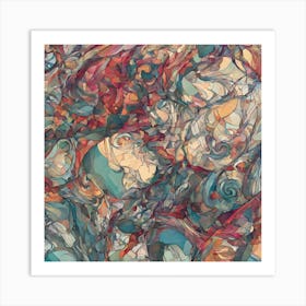 Abstract Painting 3 Art Print