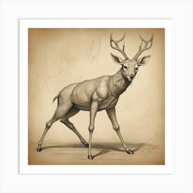 Deer! 26 Art Print