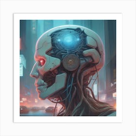 Futuristic Art 9 Art Print