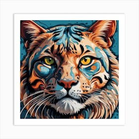 Tiger Painting 1 Art Print