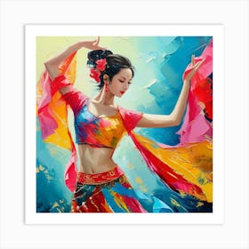 Chinese Dancer Art Print