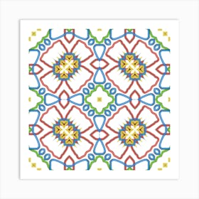 National Embroidered Pattern Art Print
