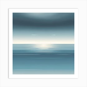 Ocean Background Art Print