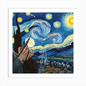 Starry Night 4 Art Print