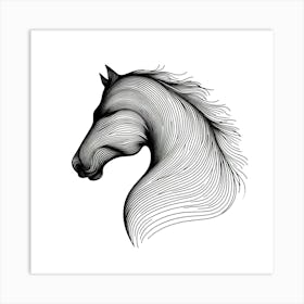 Horse Head 5 Art Print