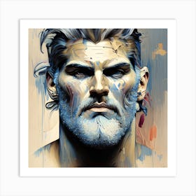 Masculine Greek God Art Print