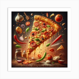 Pizza84 Art Print