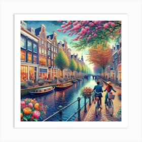 Amsterdam Canal 1 Art Print