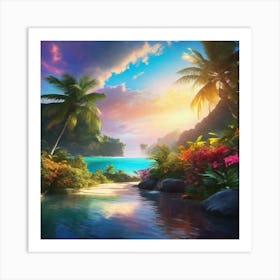 Tropical Paradise 8 Art Print