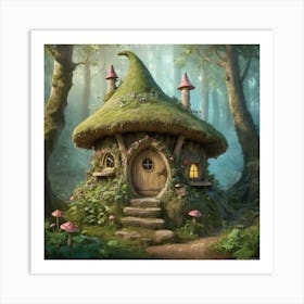 Fairy House In The Forest Art Print 1 Art Print