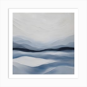 Abstract 'Blue Sky' Art Print