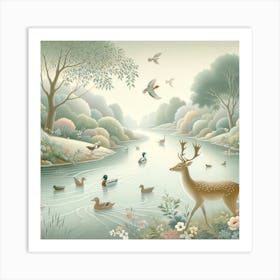 The Ducks Art Print