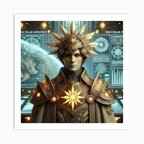 High Solar Strategist Converted Art Print