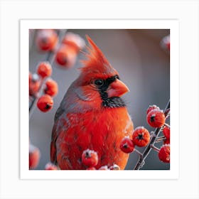 Cardinal Bird 1 Art Print