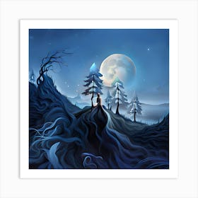 Moonlight Art Print