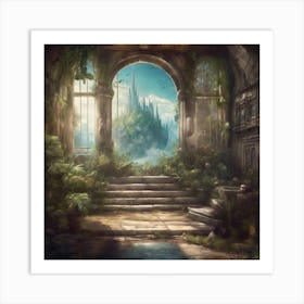 Fairytale Castle Art Print