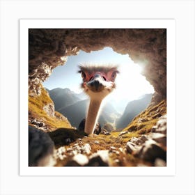 Ostrich 2 Art Print