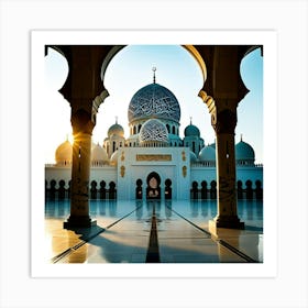 Sheikh Zayed Grand Mosque Art Print