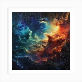 Nebula Art Print