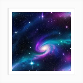 Galaxy In Space 3 Art Print