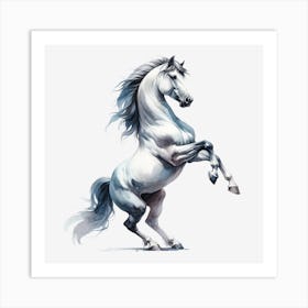 White Horse 2 Art Print