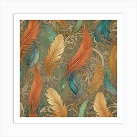 Feathers 15 Art Print