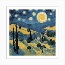 Starry Night Art Print