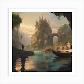 Fantasy Painting 26 Art Print