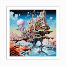 City In The Sky Art Print