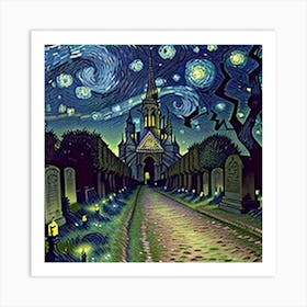 Night Star Art Print