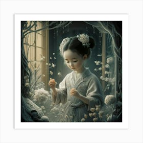 Chinese Girl Art Print