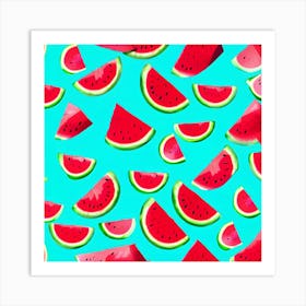 Watermelon Pattern 3 Art Print