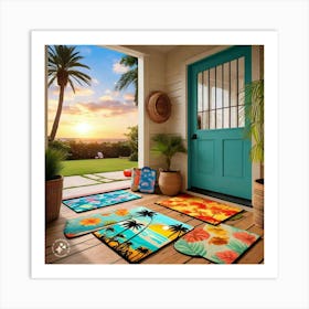 Door Mats Art Print