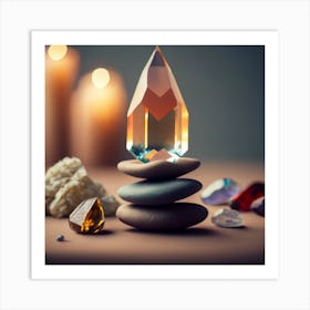 variety of crystals Art Print