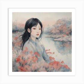 Chinese Girl 3 Art Print