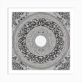 Ornate Arabesque Art Print