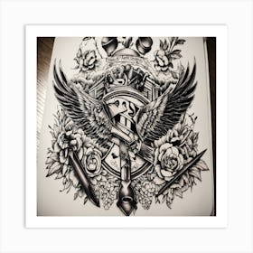 Tattoo Designs For Men Art Print