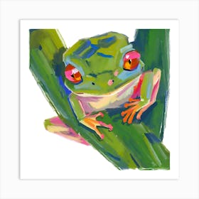 Red Eyed Tree Frog 07 Art Print